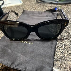 Gucci Women's Black Sunglasses